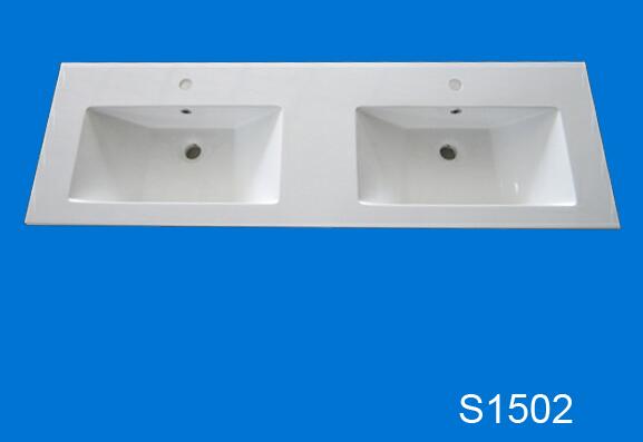 double wall mouted wash basin S1502