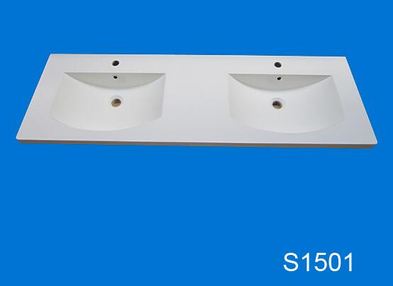 double wall mouted wash basin S1501