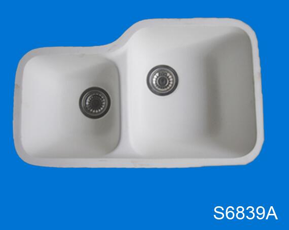 KITCHEN Double Sink S6839A
